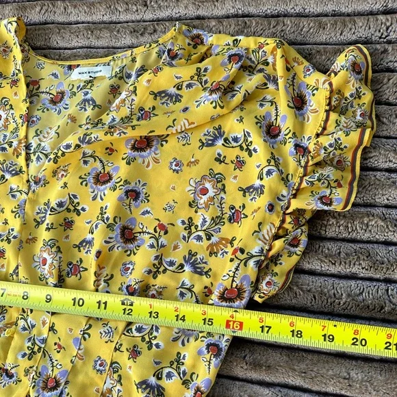 🎉5 for $45🎉 Max Studio top blouse shirt size L - Picture 7 of 8